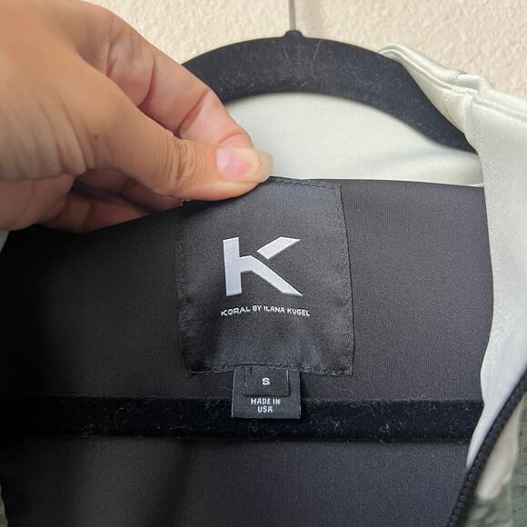 KORAL Breaker Scuba Throwover Pullover in Black Agave Mineral Grey Size S - Picture 8 of 11